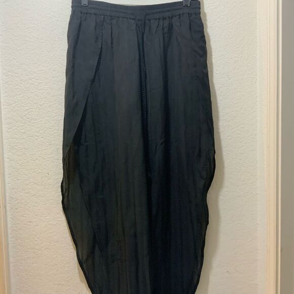 TRYB Max Split-Outseam Cropped Pants black - Picture 6 of 9